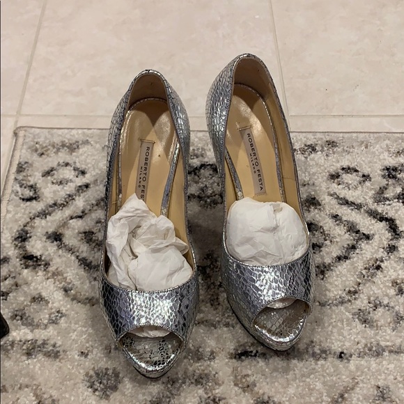 Roberto festa silver heels - Picture 1 of 4